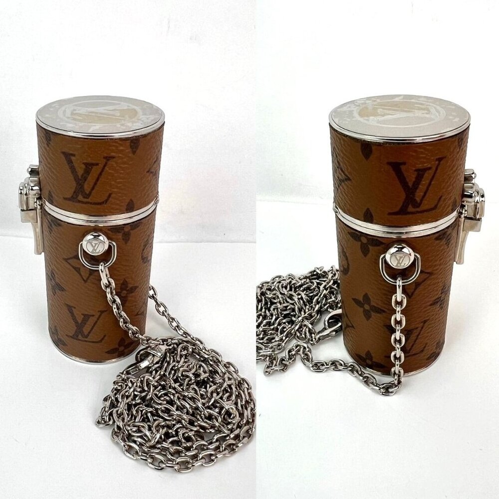 Louis Vuitton Reverse Monogram Chain Lipstick Case - image 3